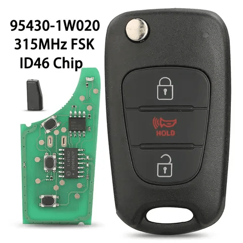 3 Button Remote Key 315MHz ID46 Chip FSK 95430-1W020 For Kia