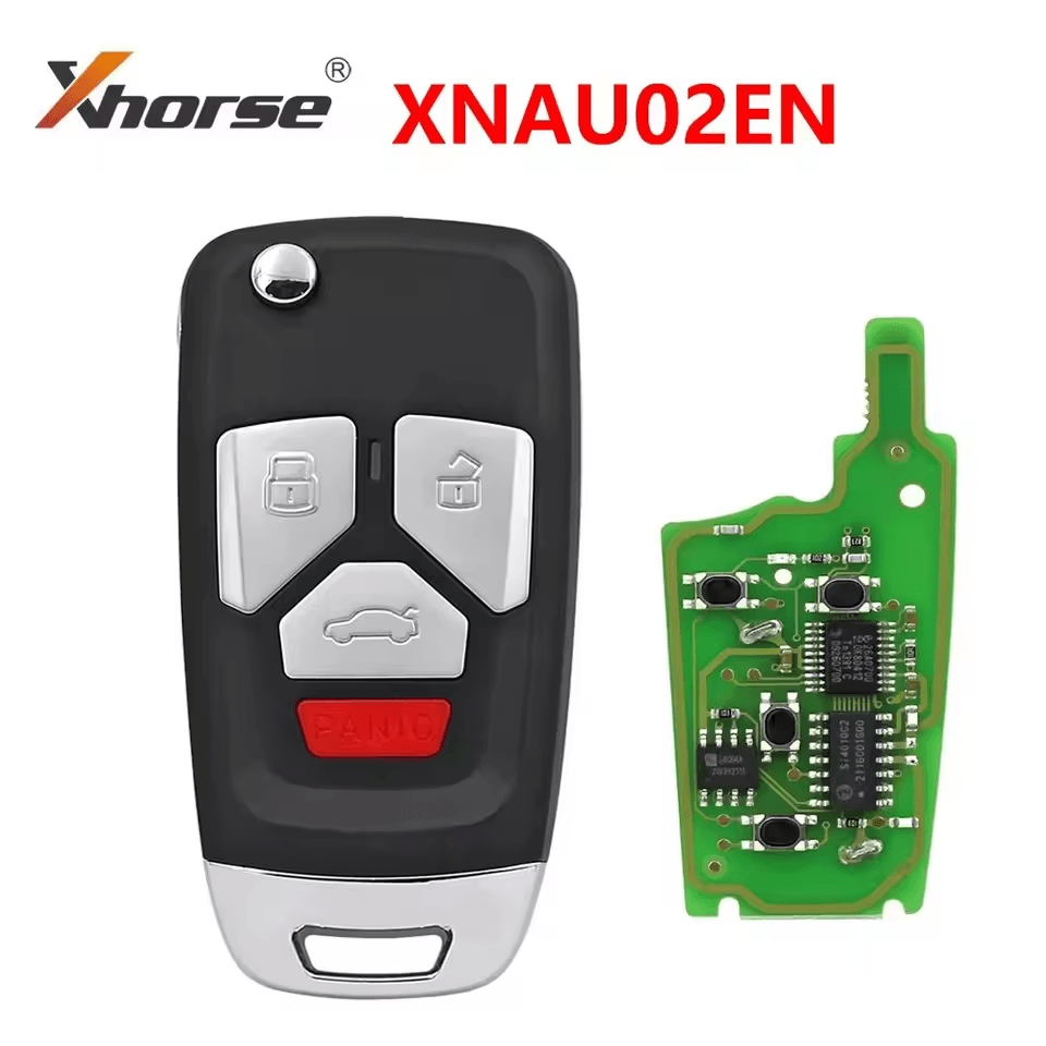 Xhorse XNAU02EN 3+1 Button XN Series Universal Wireless VVDI Remote Car Key for VVDI2 Programmer Tools for AUDI Type