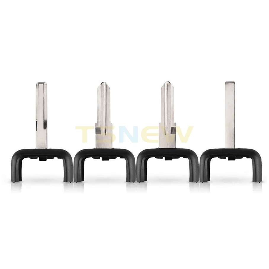Straight Uncut Key Blade Left & Right Side Blank For Chevrolet Car Key Head Replacement