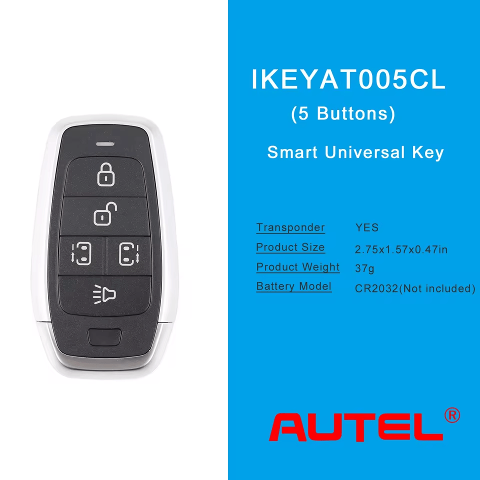 Autel Ikey AT005CL Universal Smart Remote Key Use for KM100 IM508 IM608Pro II XP400Pro
