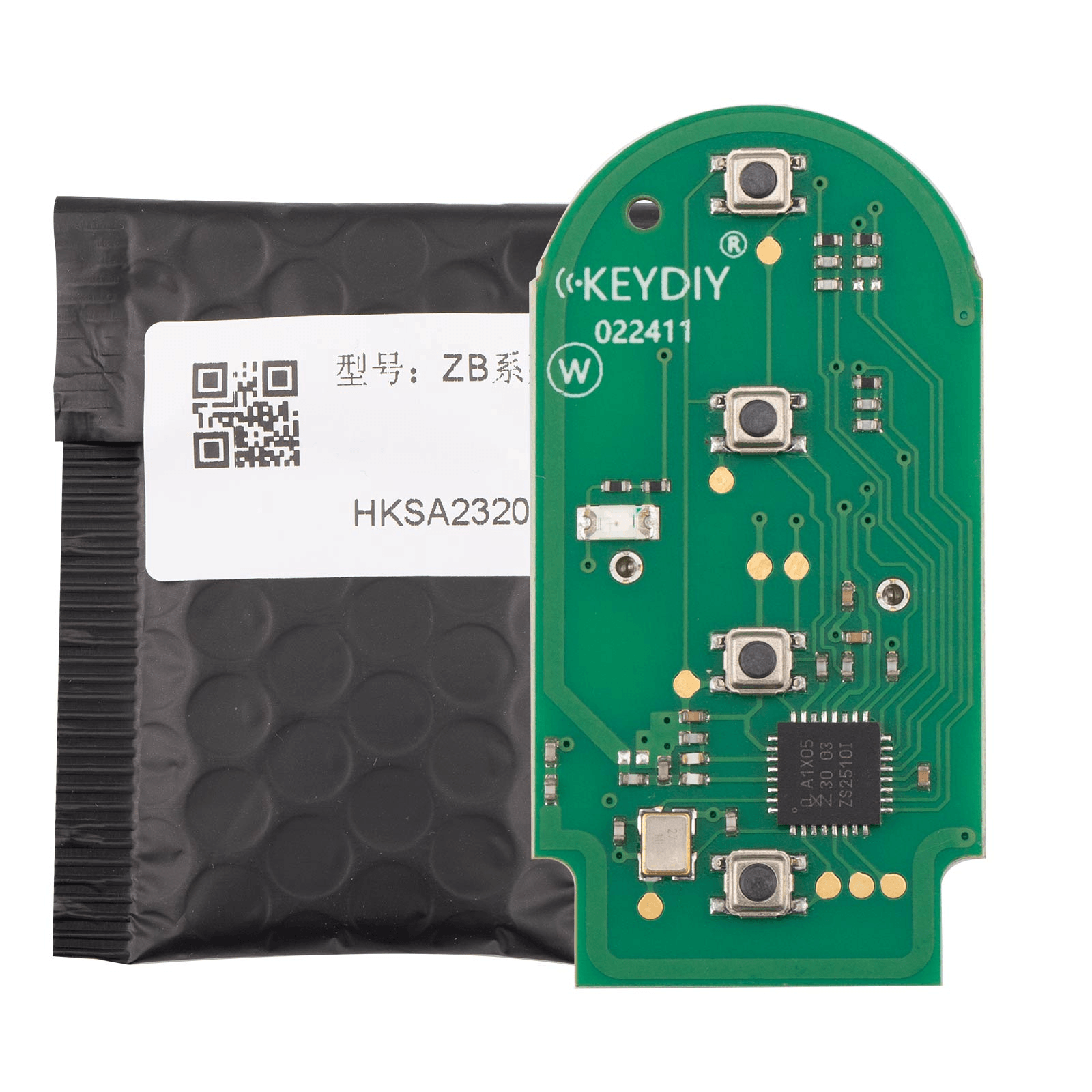 KEYDIY KD ZB23 Smart Remote PCB for BMW Type 3+1 Buttons