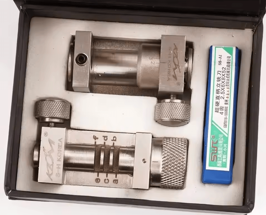 Klom Mondeo Jaguar Key Code Machine Full Set for Copy Key Clamp Lock Picking Set